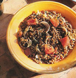 LENTILLES à la TOMATE