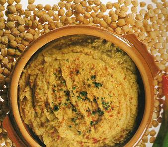 PUREE DE POIS CHICHES AU SESAME