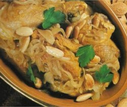 poulet-aux-oignon-amandes