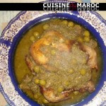 Poulet farci rôti à la marocaine