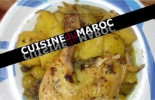 poulet-farci-roti-pomme-de-terre