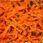 Salade de carottes et persil
