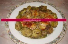 poulet-roti-courgettes-ail-confit