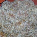 Boulettes de viande hachée aux riz