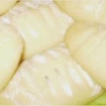 Sablé farci avec de la pate de datte